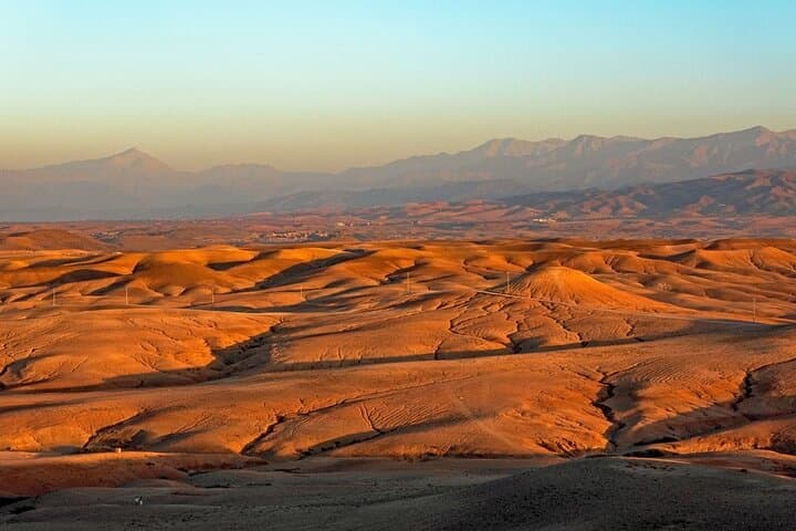 From Marrakech: Private Sunset Tour and Dinner at Agafay image 4