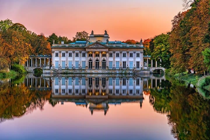 Tour real privado de Varsovia Palacio y jardines Lazienki Wilanow