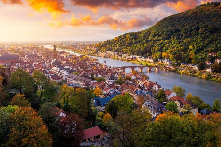 Private Experience of Heidelberg's Riverside Charm from Frankfurt