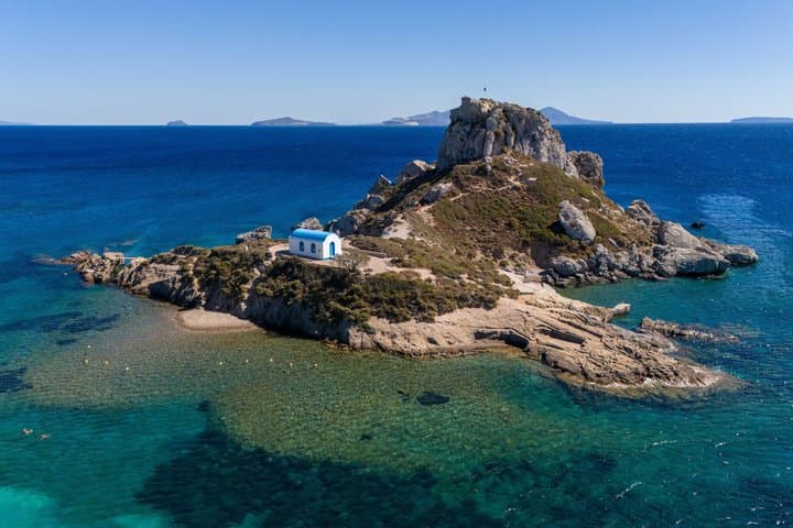 Excursión de un día a la costa sur de Kos, Kardamena Kefalos y Paradise Beach imagen 1