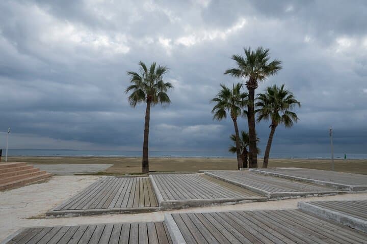 Larnaca Airport pickup with 1-hour coastal sightseeing tour image 4