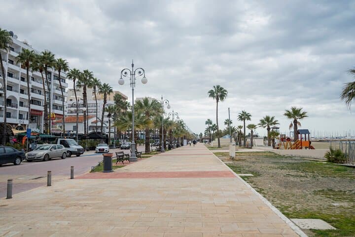 Larnaca Airport pickup with 1-hour coastal sightseeing tour image 6