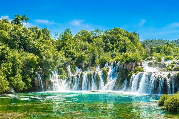 Visite privée des cascades du parc national de Krka et de la nature dalmate