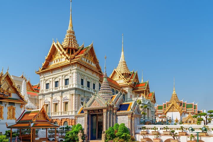 Visite privée du Grand Palais, des temples et du quartier chinois de Bangkok