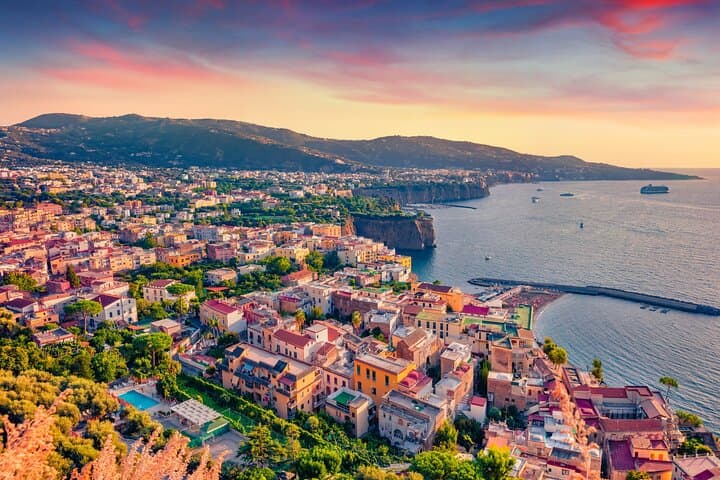 Private car trip from Naples to Amalfi Coast