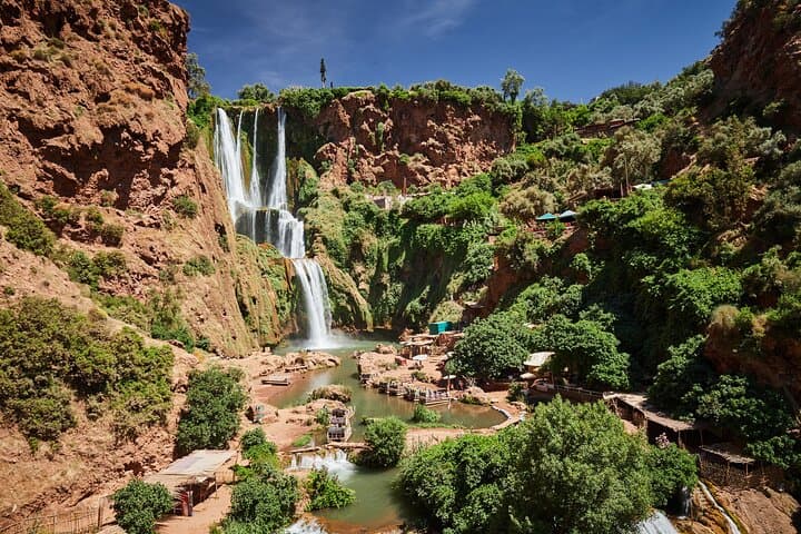 Visite privée des montagnes de l'Atlas et des chutes d'Ouzoud au départ de Marrakech