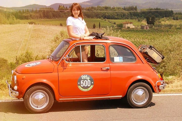 Le Chianti en Fiat 500 de collection avec chauffeur et dégustations image 6