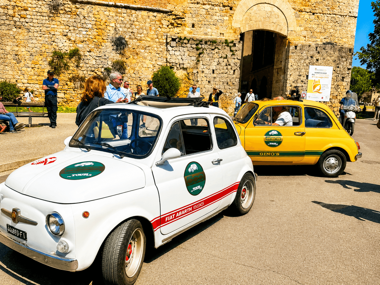 Le Chianti en Fiat 500 de collection avec chauffeur et dégustations image 4