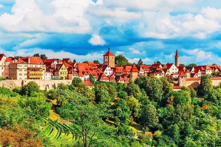 Descubra la ciudad de cuento de Rothenburg desde Frankfurt