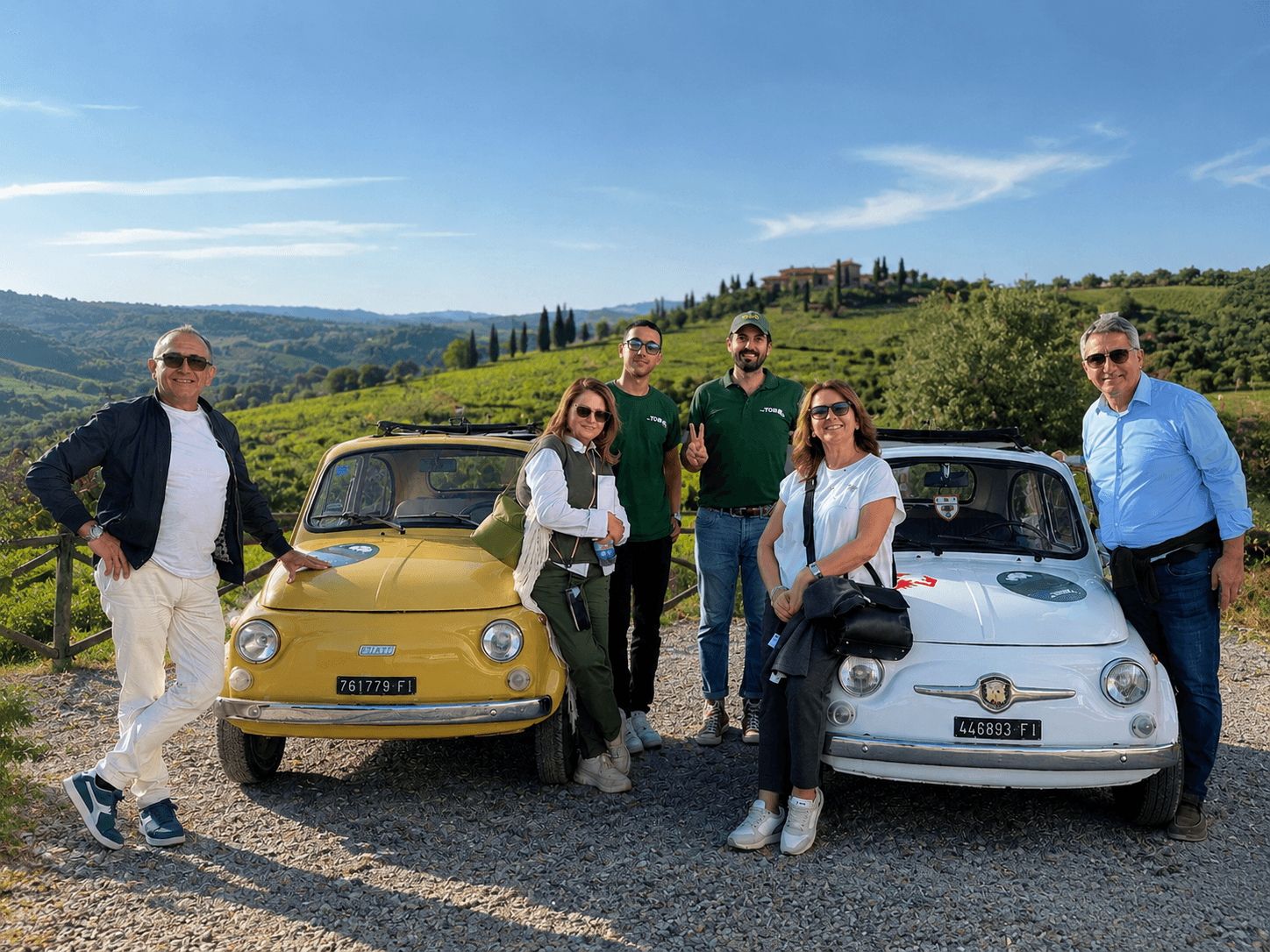 Le Chianti en Fiat 500 de collection avec chauffeur et dégustations image 3
