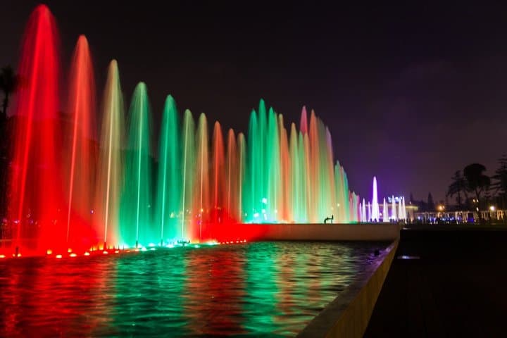 Lima Private Night Tour Water Circuit City Lights image 4