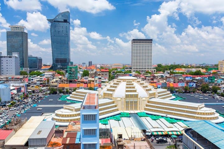 Phnom Penh Vida local Passeio privado Mercados Riverside y la ciudad imagen 5