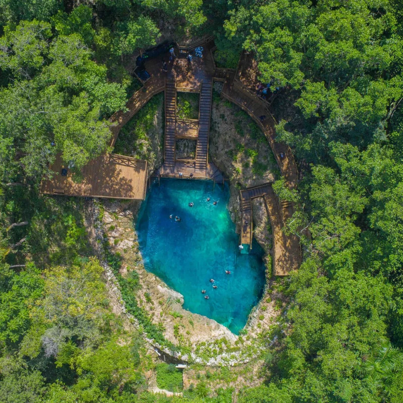 Scape Park Cap Cana: Full Admission + Hoyo Azul (Transporte VIP Incluido)